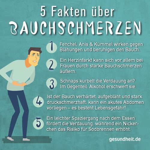 5 Fakten über Bauschmerzen (Infografik)