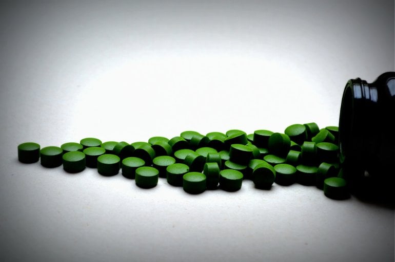 Chlorella-Tabletten