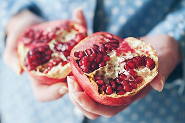 Granatapfel mit vielen Antioxidantien