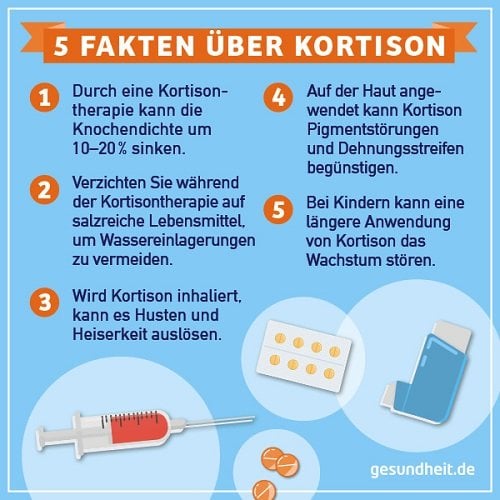 5 Fakten über Kortison (Infografik)