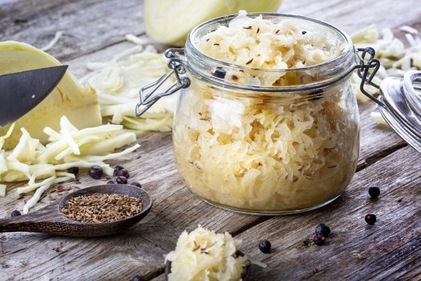 Sauerkraut ist gut für die Verdauung und hat kaum Kalorien