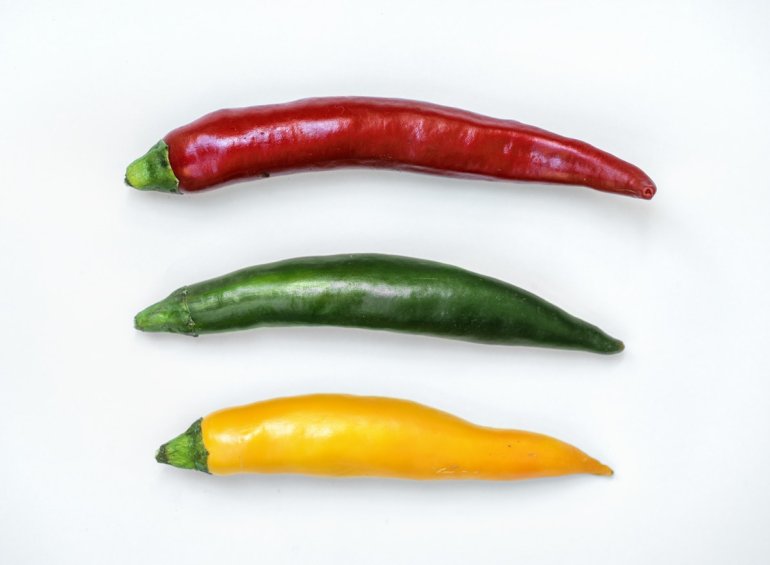 scharfe Chilis